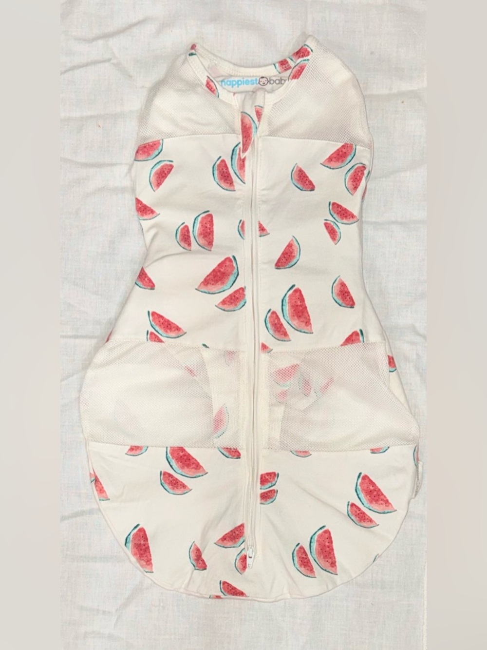Happiest Baby Sleepea 5-Second Baby Swaddle. Ivory Watermelons Pattern!